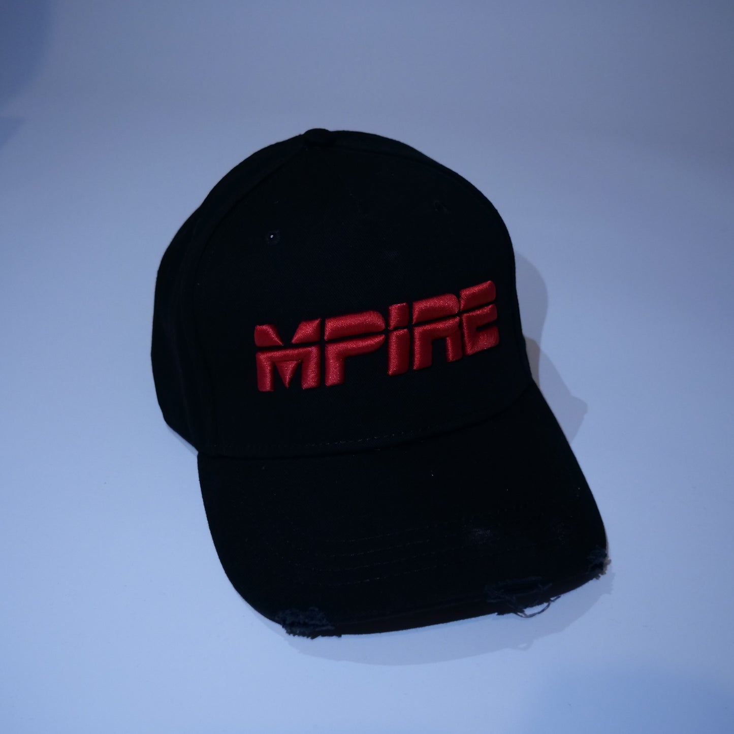 Black/Red 3D Cap