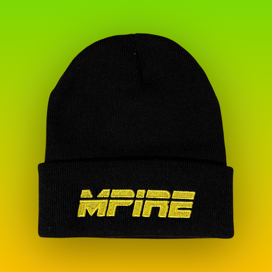 Yellow/Black Beanie Hat