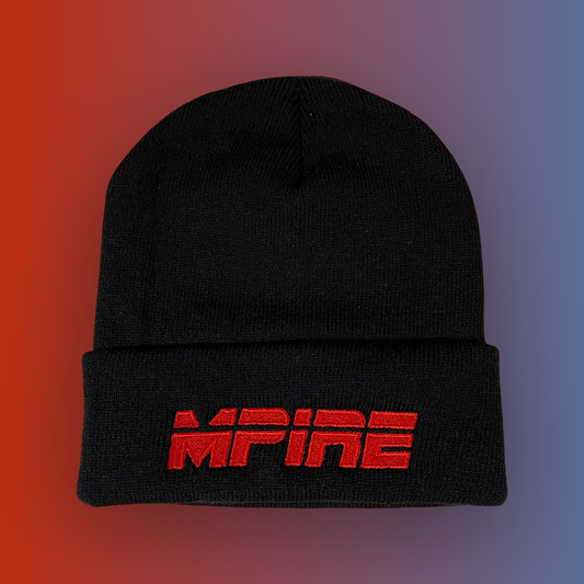 Red/Black Beanie Hat