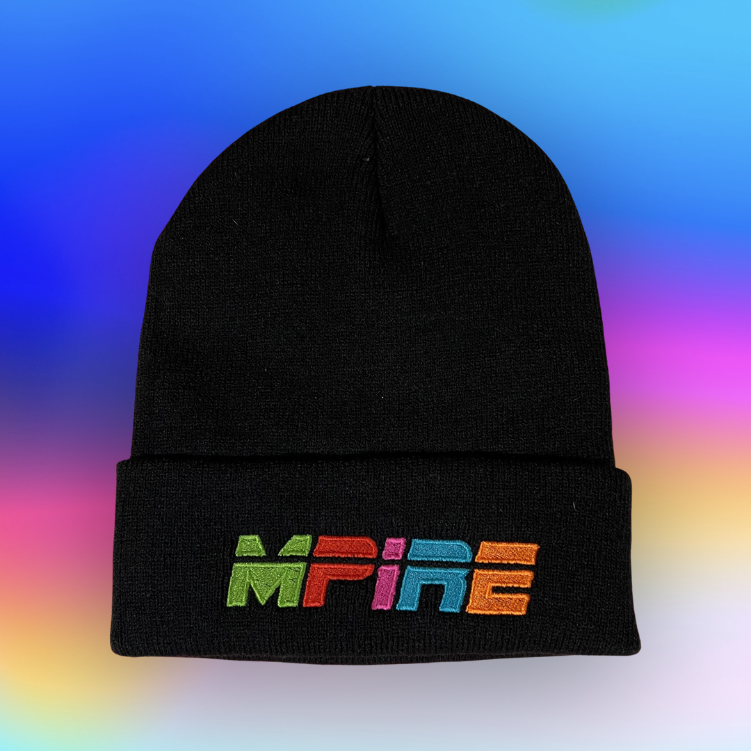 Multi-Colour/Black Beanie Hat