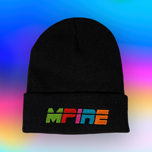 Multi-Colour/Black Beanie Hat