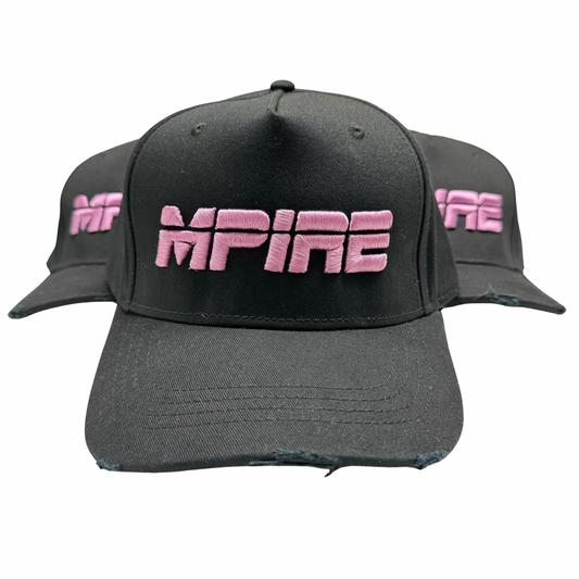 Black/Pink 3D Cap