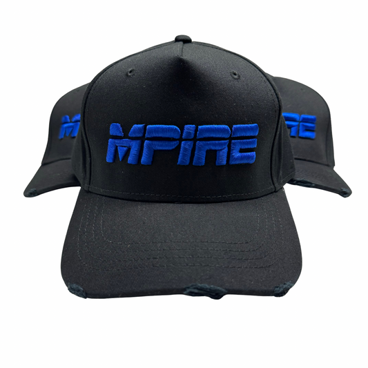 Black/Blue 3D Cap