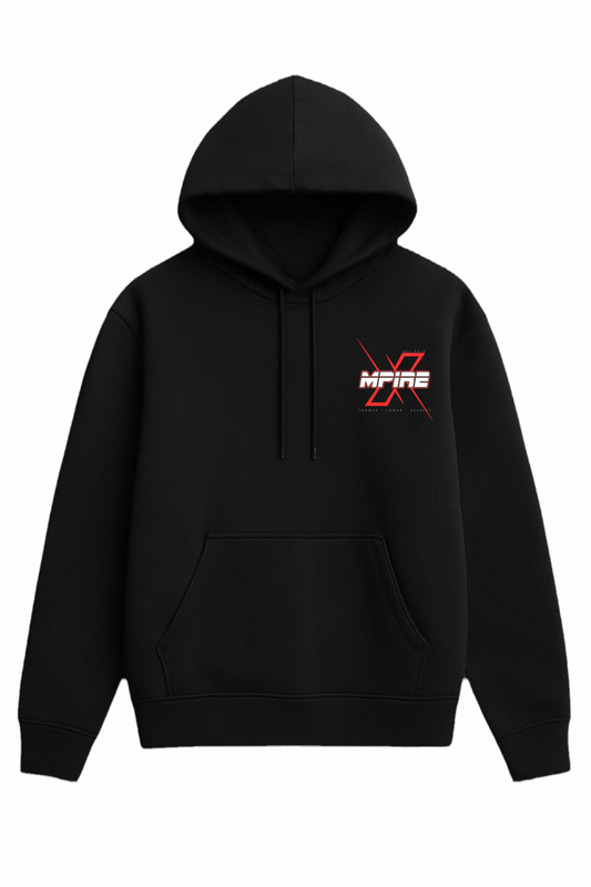 “Mpire X” Hoodie (red logo)