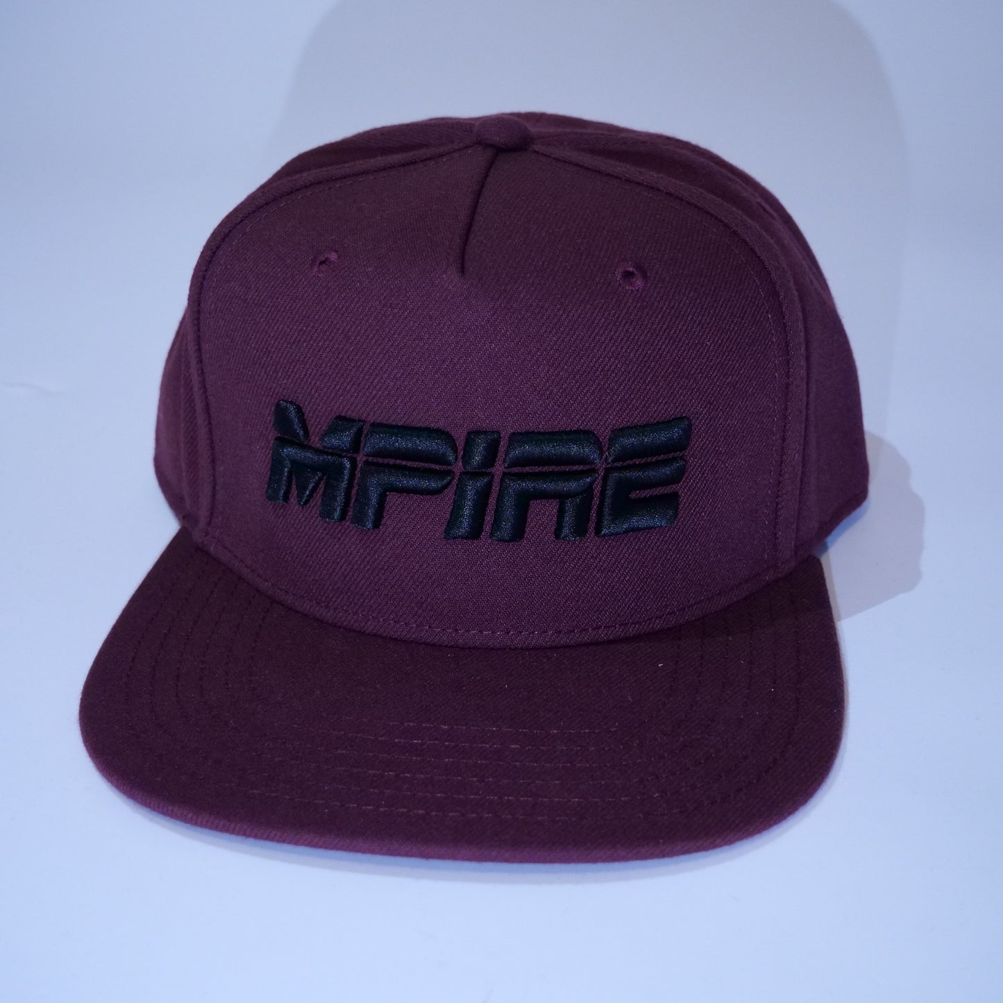 Maroon/Black Snapback Cap