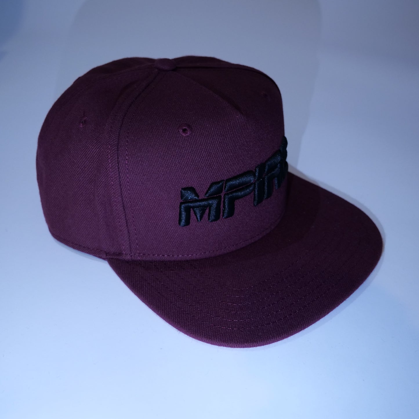 Maroon/Black Snapback Cap