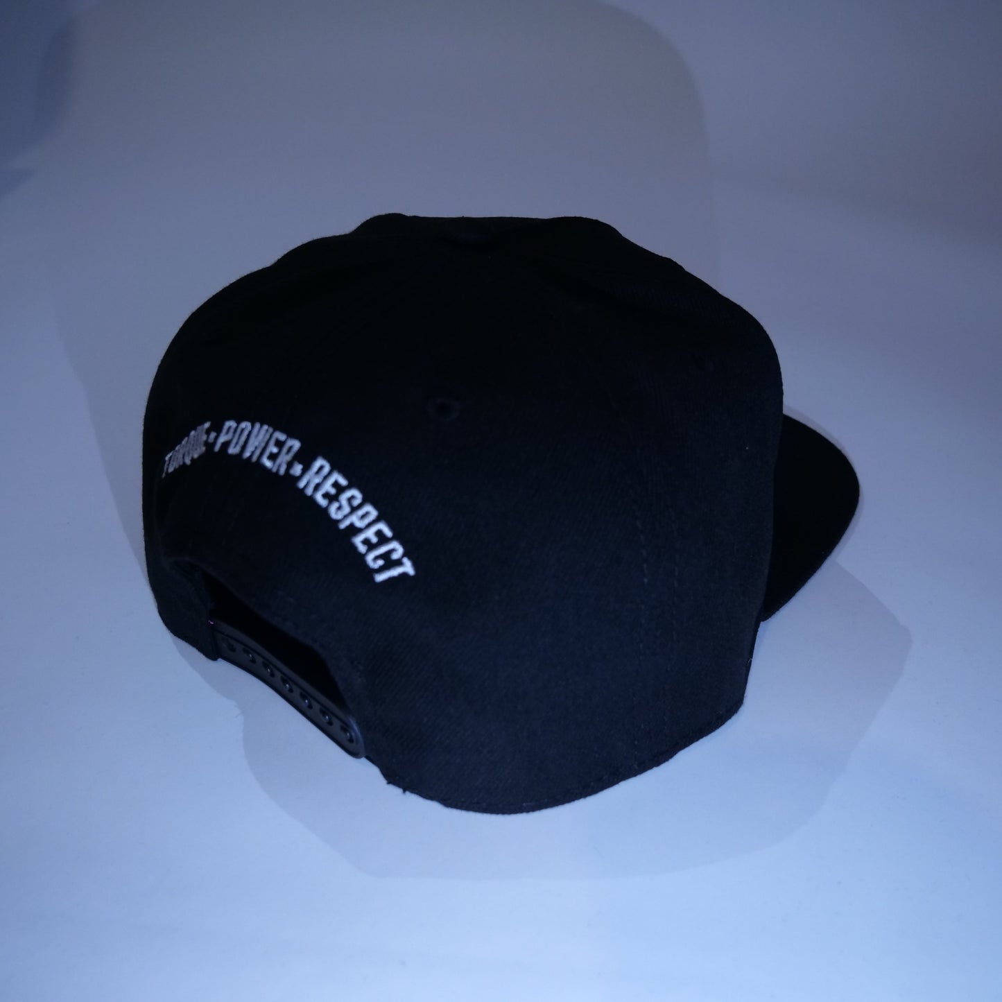 Black/White Snapback Cap